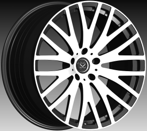 وائی شکل ملٹی پل سپوک 1 ٹکڑا جعلی ایلومینیم پہیے