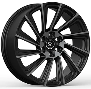 BMW M3 E46 جعلی پہیے سیاہ+مشینی ترجمان 18x9.5 اور 10.5