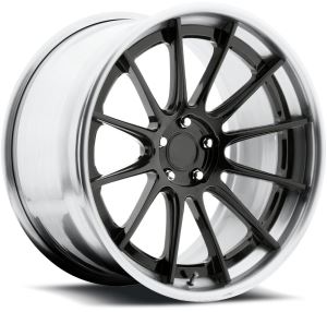 BMW X6 کے لیے Gloss Candyblack-برش شدہ 2-PC جعلی الائے وہیل 5x112