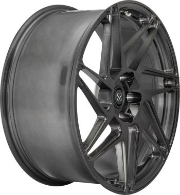 21inch ٹیکہ سیاہ اپنی مرضی کے مطابق 1-PC جعلی ایلومینیم کھوٹ پہیا Rims عمدہ کے لئے