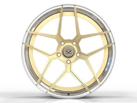 Bronze Fashion Brushed 21 Inch Customized 2-PC Rims Wheels For Lamborhini