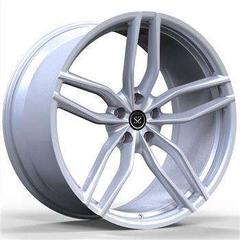 SSJK1003 فٹ ٹو VW 5x112 کسٹم سلور 1-PC جعلی ایلومینیم رم 18 19 20 21 اور 22 انچ