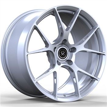 Acura MDX 20X8.5 کسٹم سلور جعلی مونوبلوک 5x114.3 رم