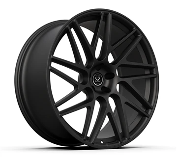 کسٹم کار رمز 23 انچ جعلی 23X10.5 آڈی RS Q8 5X112 میٹ بلیک مونو بلاک جعلی کار ...
