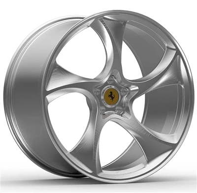 Ferrari 488 Pista New Style 1-PC جعلی ایلومینیم الائے رمز گرے برش 21x9.5 اور ...